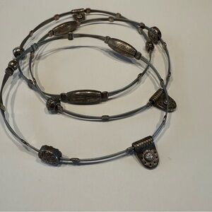 Silpada vintage Silver bracelet-set of three